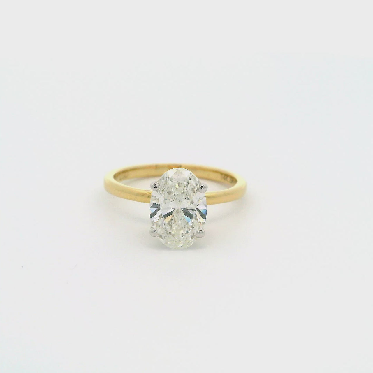 Anillo Oro 14k - 2.00 CT Diamante de Laboratorio IGI