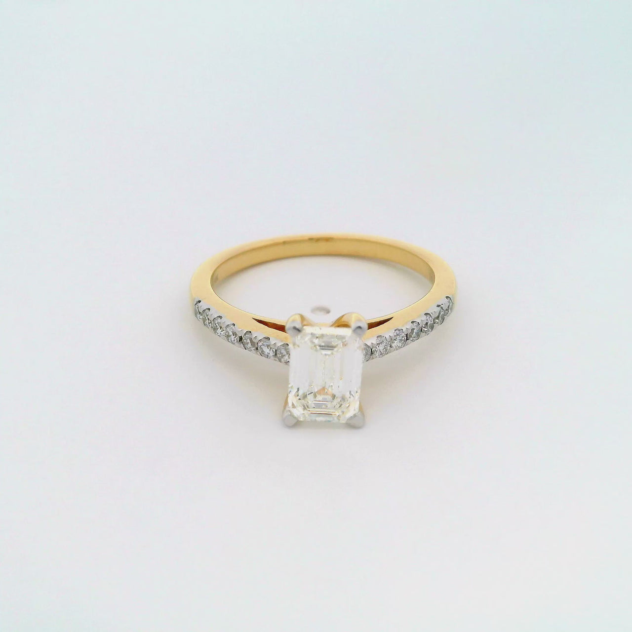 Anillo Oro 14k - 1.20 CTW Diamante de Laboratorio IGI
