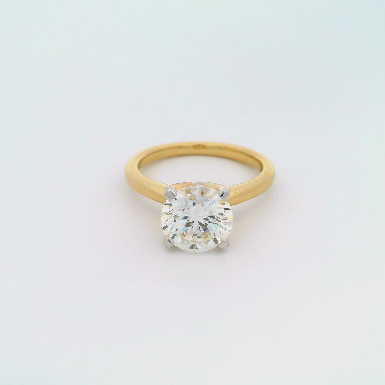 Anillo Oro 14k - 2.00 CT Diamante de Laboratorio IGI
