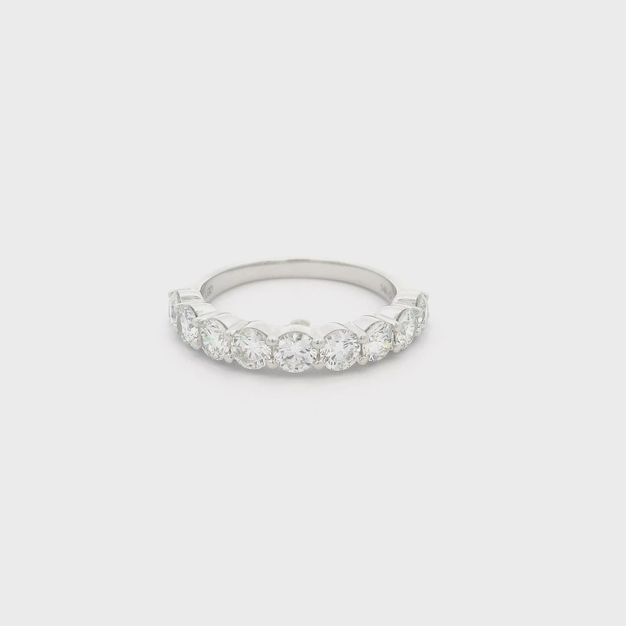 Churumbela Oro Blanco 14k - Diamantes de Laboratorio de 1.00 CTW