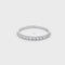 Churumbela Oro Blanco 14k - Diamantes Laboratorio de 0.36 ctw