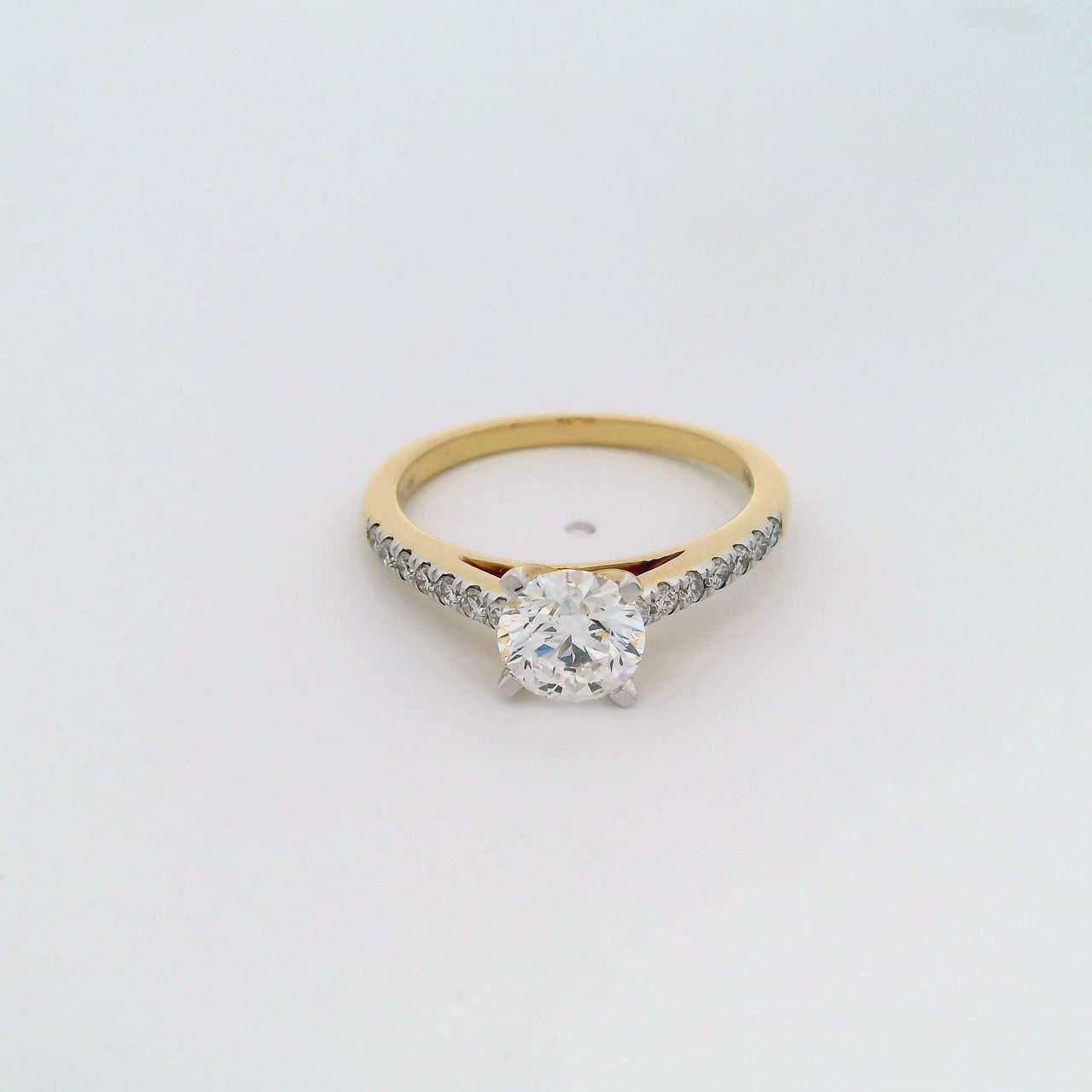 Anillo Oro 14k - 1.20 CTW Diamante de Laboratorio IGI