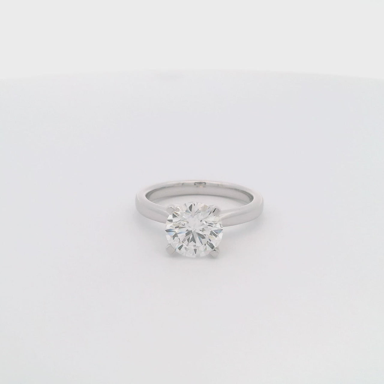 Anillo Oro Blanco 14k - 1.50 CT Diamante de Laboratorio IGI