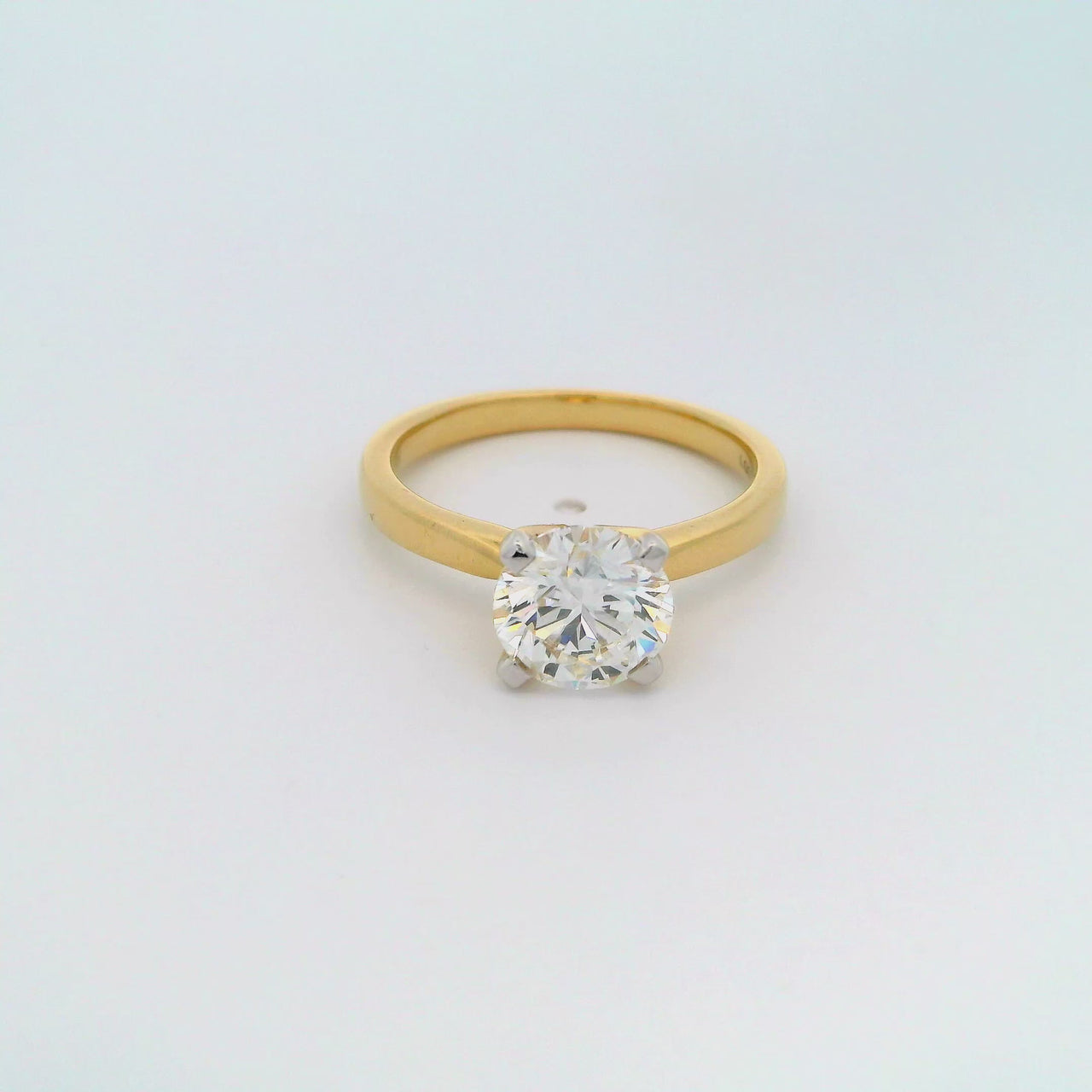Anillo Oro 14k - 1.50 CT Diamante de Laboratorio IGI