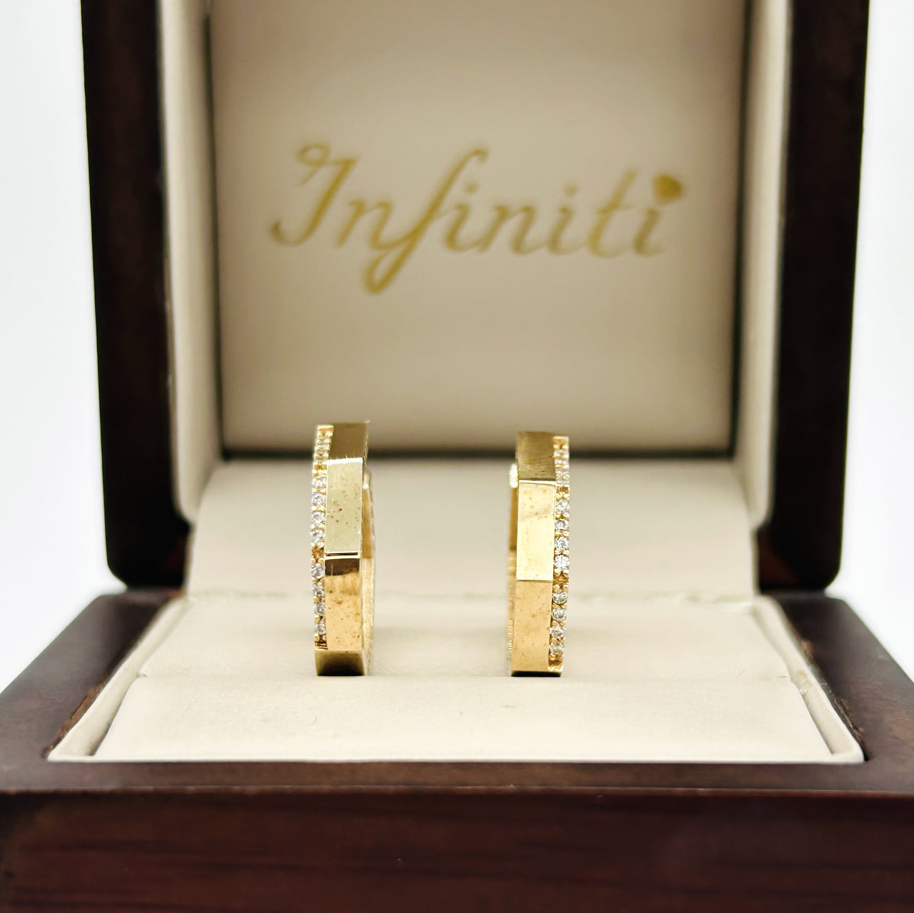 Huggies Oro 10k - Octagonal Grosor 3 mm