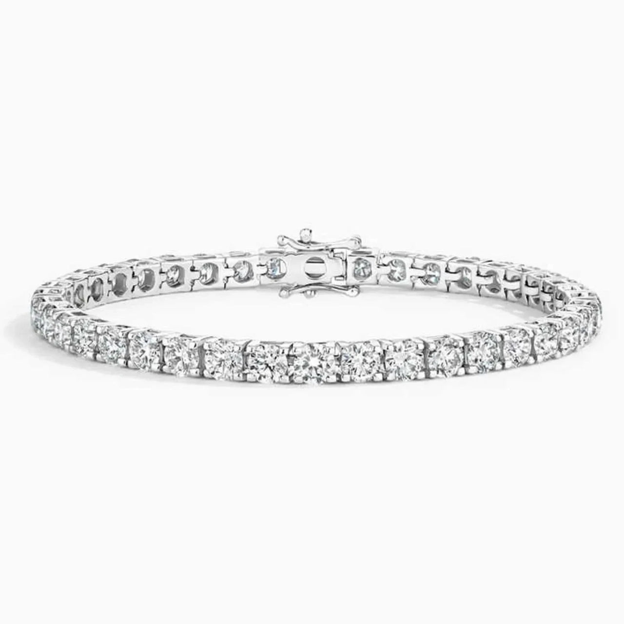 Tennis Bracelet Oro Blanco 14k - Diamante Lab Grown 3-6 ct