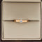 Anillo Oro Rosa 14k - Solitario Zirconia 3 mm