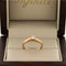 Anillo Oro Rosa 14k - Solitario Zirconia 3 mm