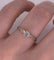 Anillo Oro 10k - Zirconia Central de 3.5 mm