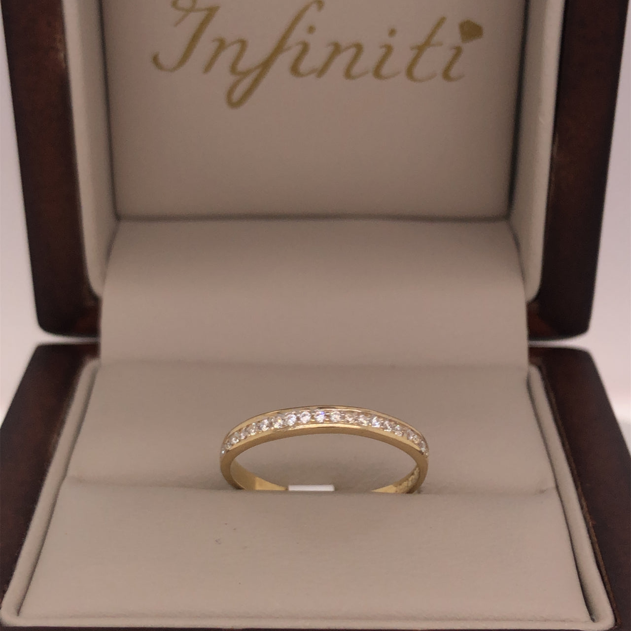 Churumbela Oro 10k con Zirconias de 1 mm
