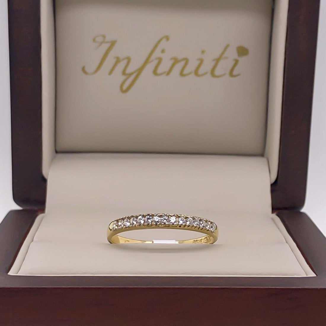 Churumbela Oro 10k con Zirconias de 1 mm - Infiniti Joyas