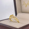 Anillo Oro Amarillo 10k, Corona con Zirconias - Infiniti Joyas