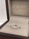 Anillo Solitario Oro Blanco 14k, Diamante 15 Puntos - Infiniti Joyas