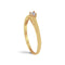 Anillo Oro Amarillo 14k, Diamante Natural de 15 Puntos - Infiniti Joyas