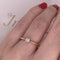 Anillo Solitario Oro Rosa 14k, Diamante de 5 Puntos - Infiniti Joyas