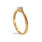 Anillo Solitario Oro 14k, Diamante de 5 Puntos - Infiniti Joyas