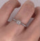 Anillo Oro Blanco 14k - Halo Diamante Natural 0.12 CTW