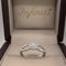 Anillo Oro Blanco 14k, Halo Diamante de 15 Puntos Totales - Infiniti Joyas
