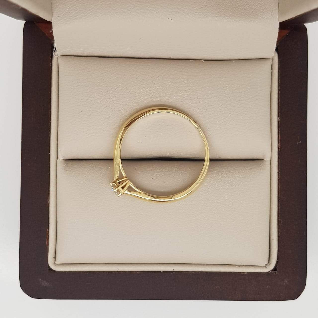Anillo Solitario Oro 14k, Diamante de 10 Puntos - Infiniti Joyas