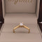 Anillo Oro 14k - Diamante Corte Princesa de 25 Puntos