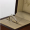 Anillo Oro Blanco 14k - Pavé con Diamante Natural 0.47 CTW