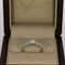 Anillo Oro Blanco 14k - Pavé con Diamante Natural 0.47 CTW