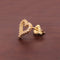 Piercing Oro 14k - Corazón con Zirconias 1 cm Ancho