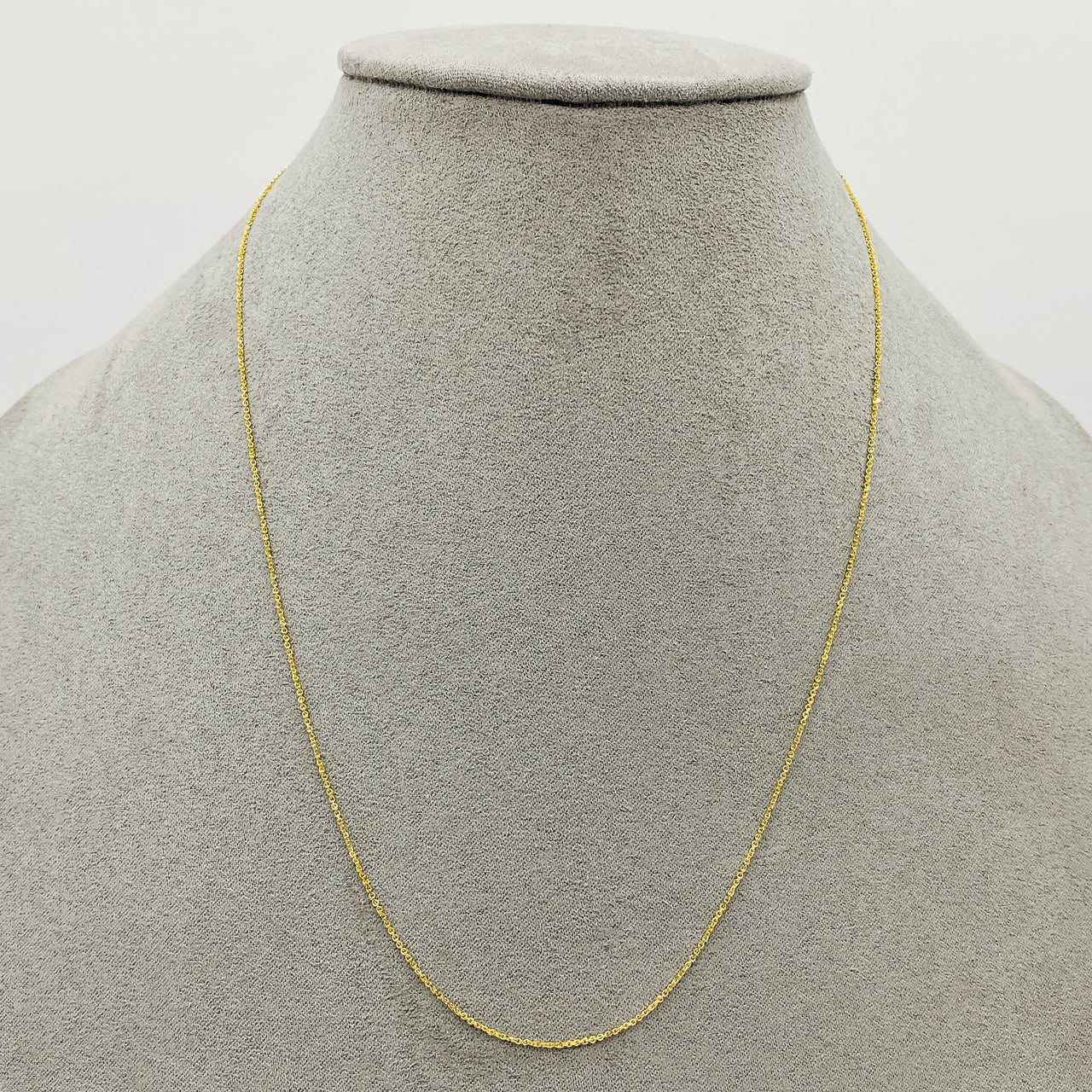 Cadena Oro 14k Rolo Mini 45 cm, Ancho 0.6 mm