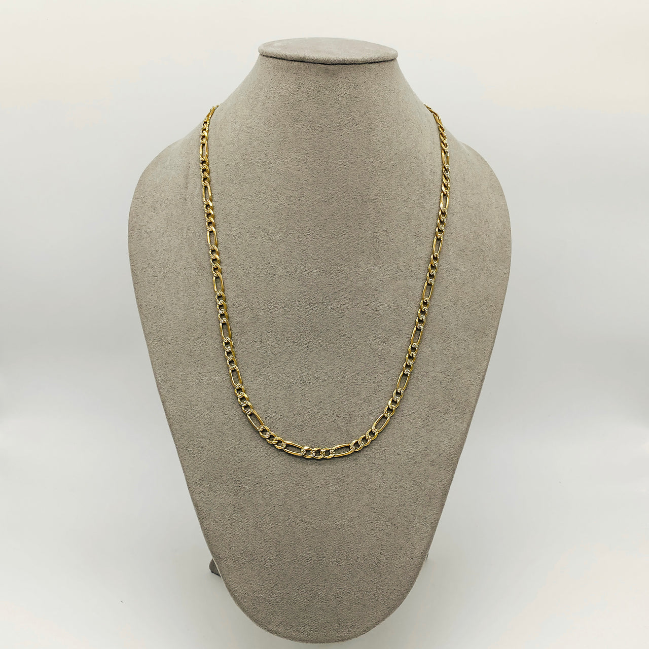 Cadena Oro 10k Cartie Diamantada 60 cm, Ancho 5 mm