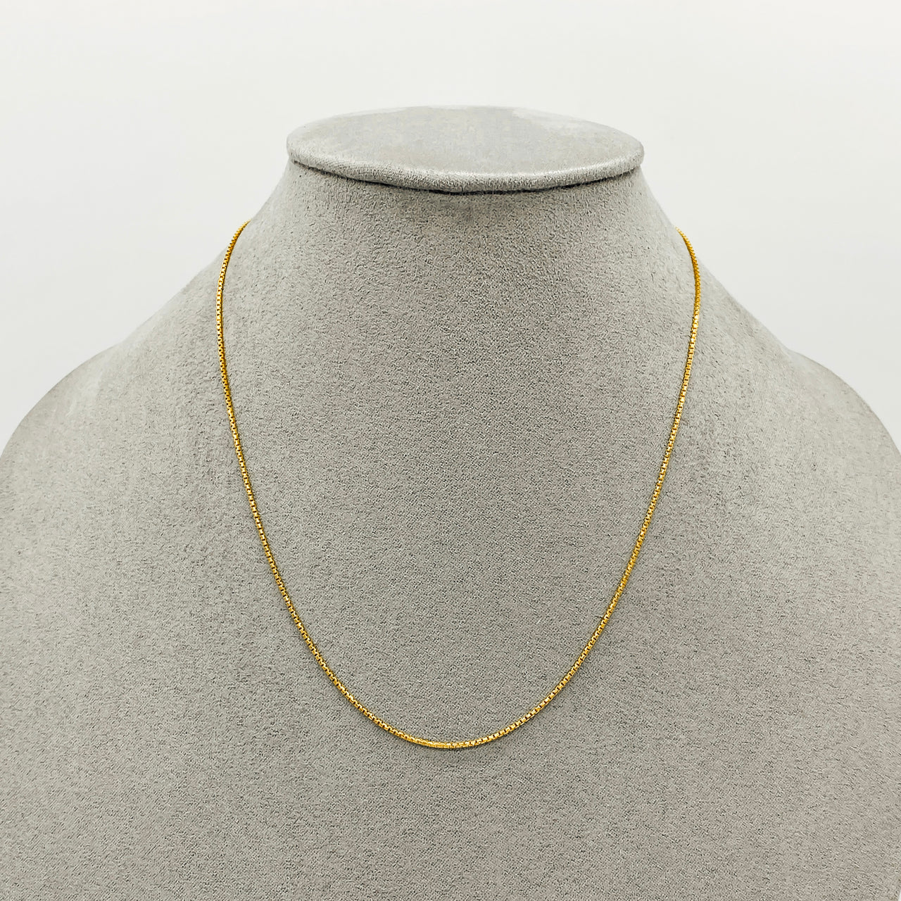 Cadena Oro 14k Veneciana 40 cm, Ancho 1 mm