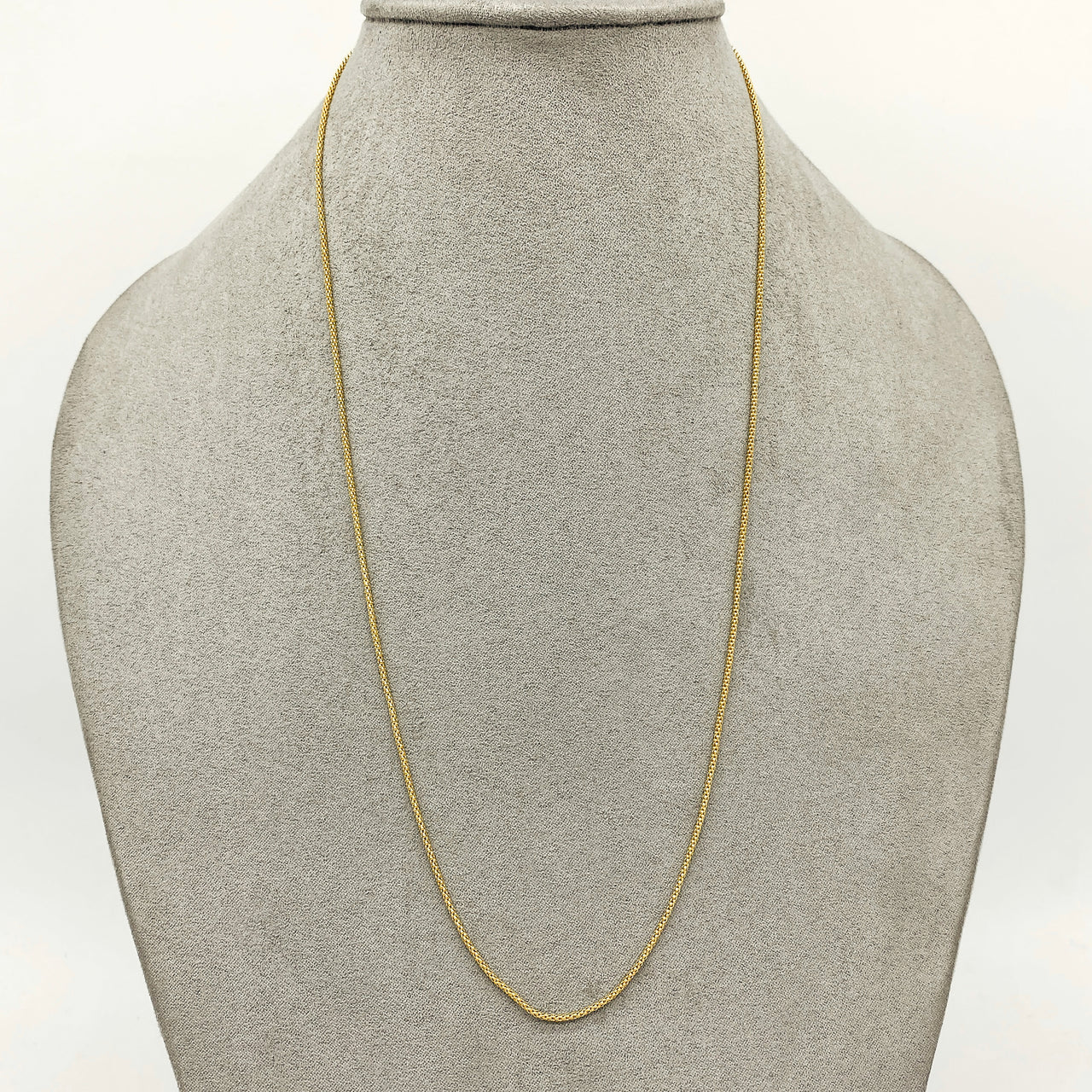Cadena Oro 14k Cola de Ratón de 45 cm, Ancho 1.0 mm