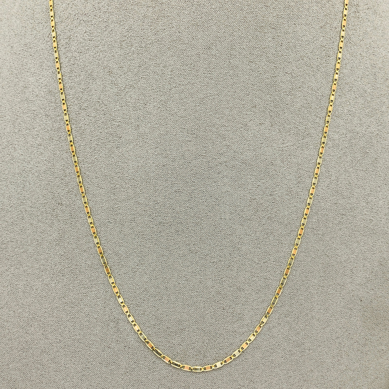 Cadena Oro 10k - Gucci Florentina Diamantada, 55 cm de Largo, 1.9 mm de Ancho