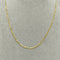 Cadena Oro Italiano 10k - 3x1 Diamantada 40/45/50/55 cm, Ancho 2 mm