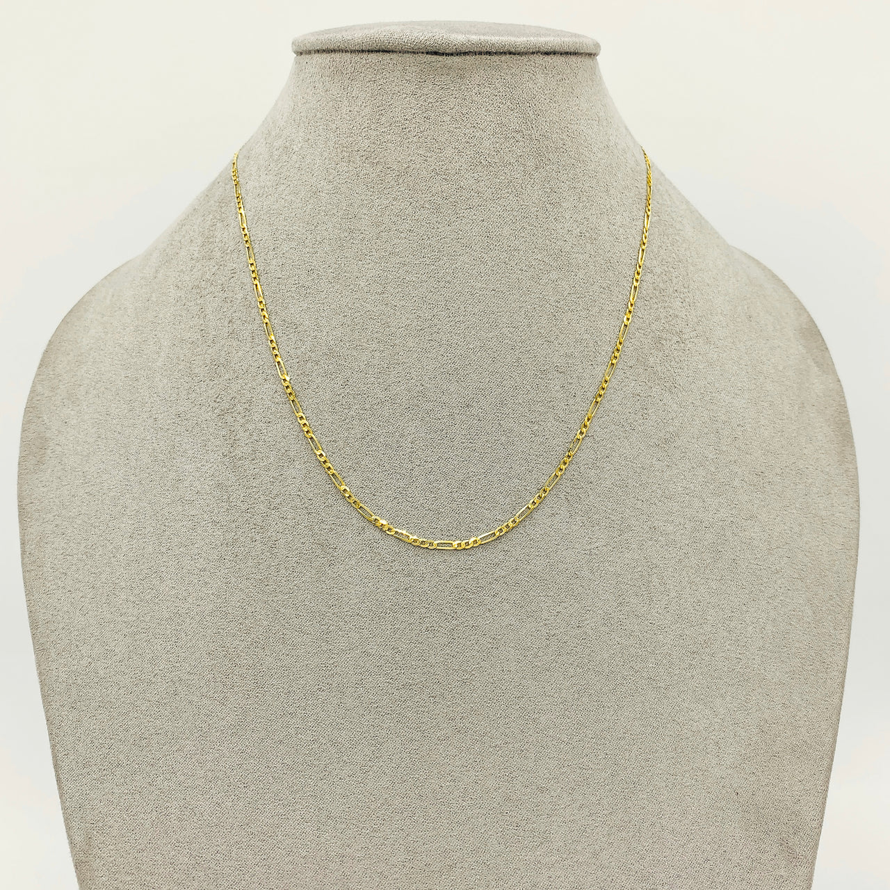 Cadena Oro Italiano 10k - 3x1 Diamantada 40/45/50/55 cm, Ancho 2 mm