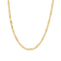 Cadena Oro 10k Perniche 3 x 1 de 50/55 cm, Ancho 3 mm