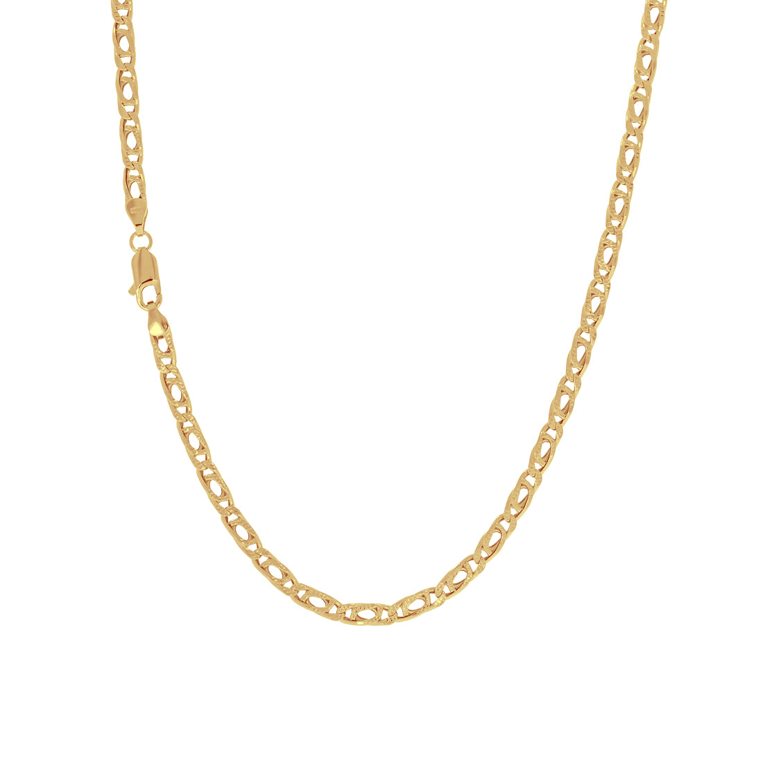 Cadena Oro 10k - Perniche de 50/60 cm - Ancho 3 mm