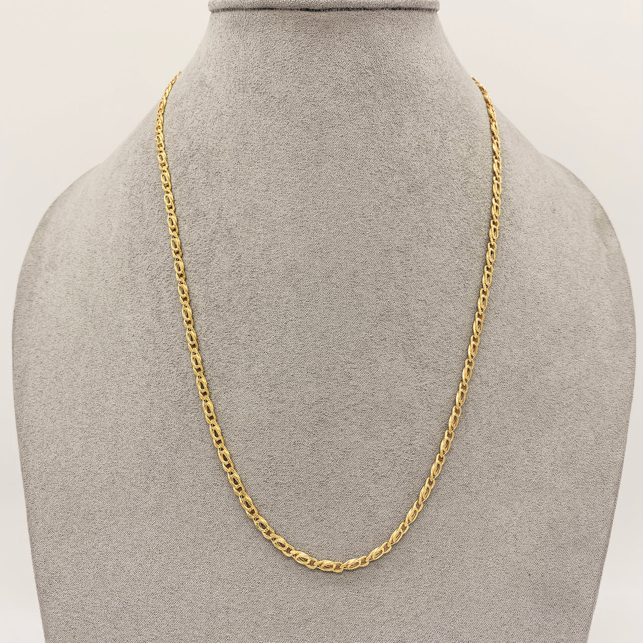 Cadena Oro 10k - Perniche de 50/60 cm - Ancho 3 mm