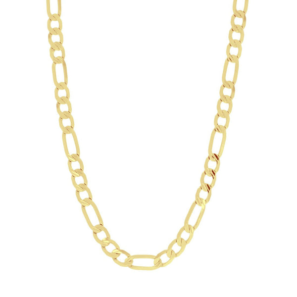 Cadena Oro 10k - Cartie Diamantada 60 cm, Ancho 6 mm