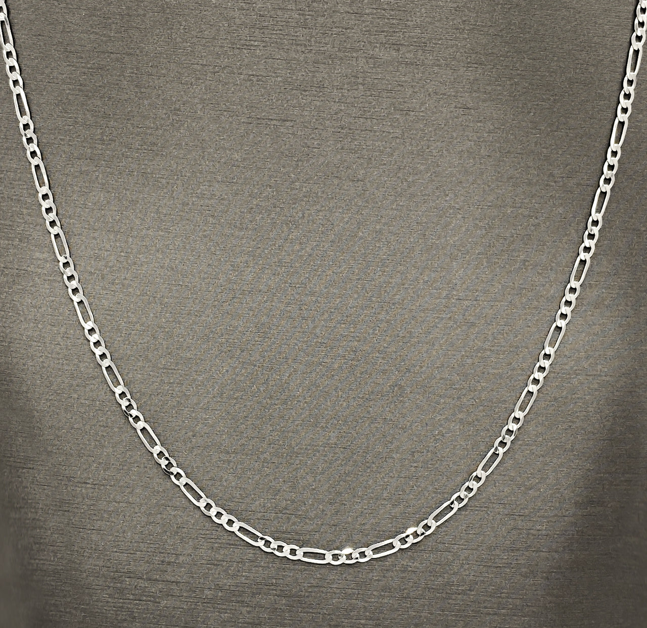 Cadena Oro Blanco 10k - Cartie 45/50/55 cm, Ancho 2.5 mm