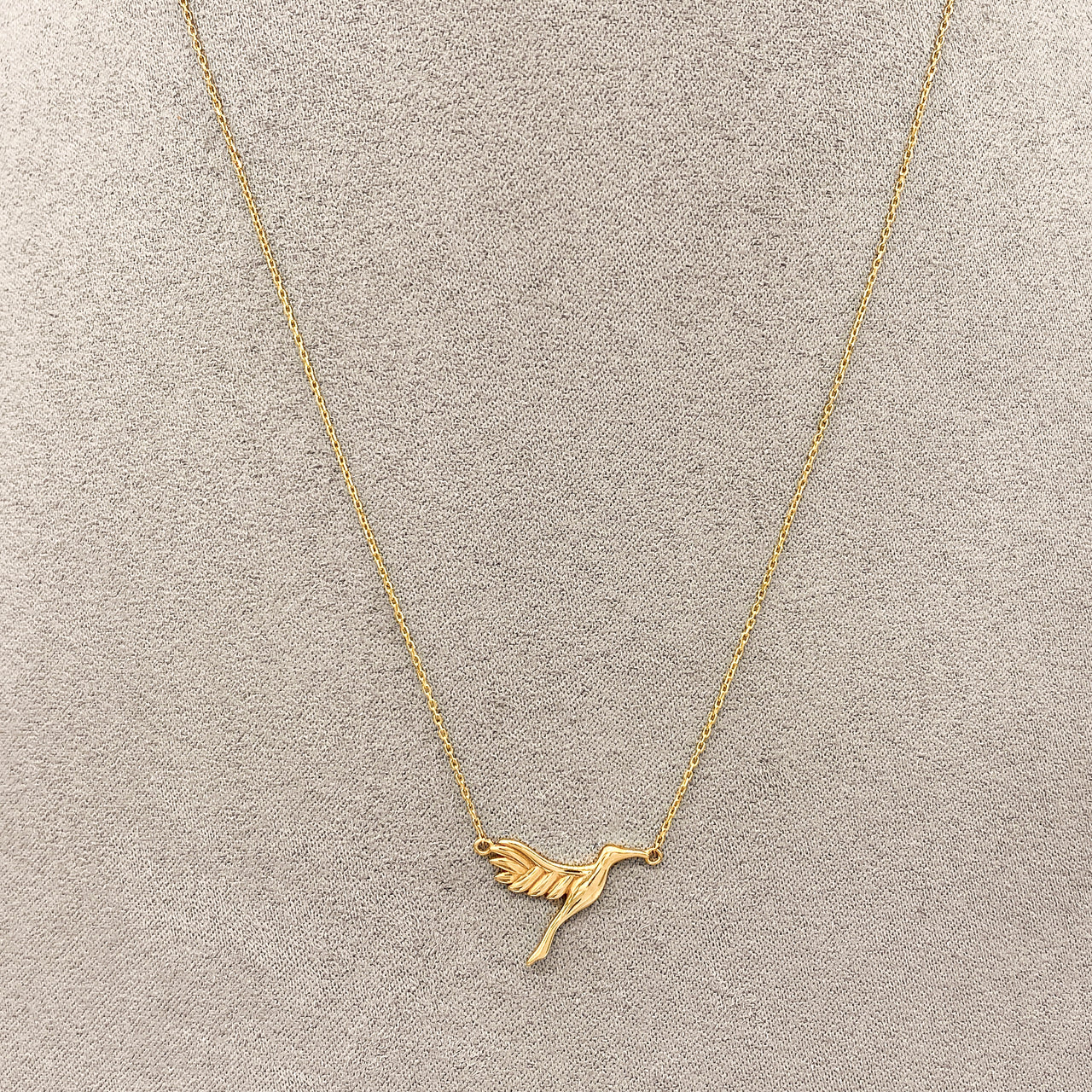 Gargantilla Oro 10k - Colibrí