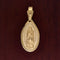 Medalla Oro 14k - Virgen de Guadalupe 3.2 cm