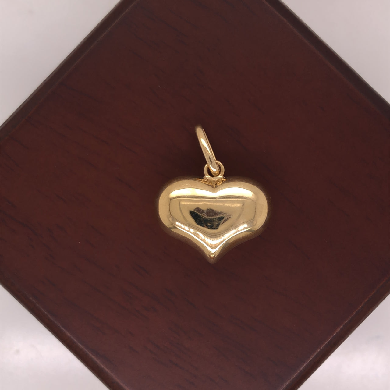 Dije Oro 10k, Corazón, 1.3 cm alto, Largo 1 cm