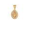 Medalla Oro 10k - Virgen de Guadalupe 1.7 cm con Zirconias
