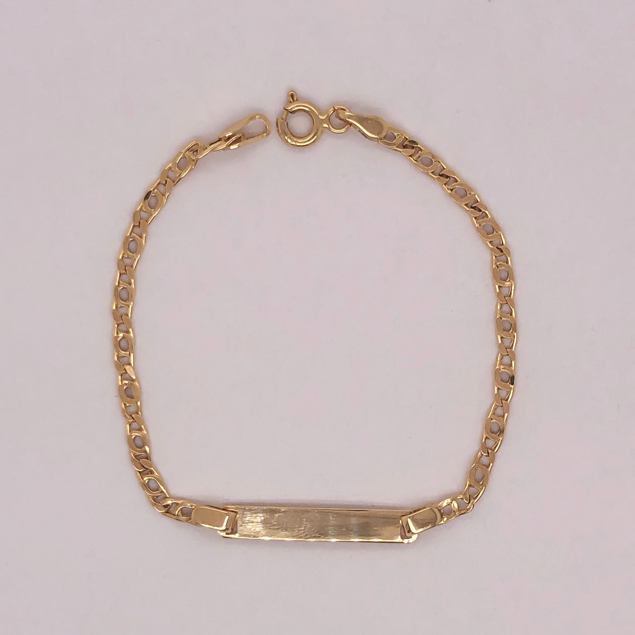 Esclava Oro 14k, Perniche 14 cm Largo