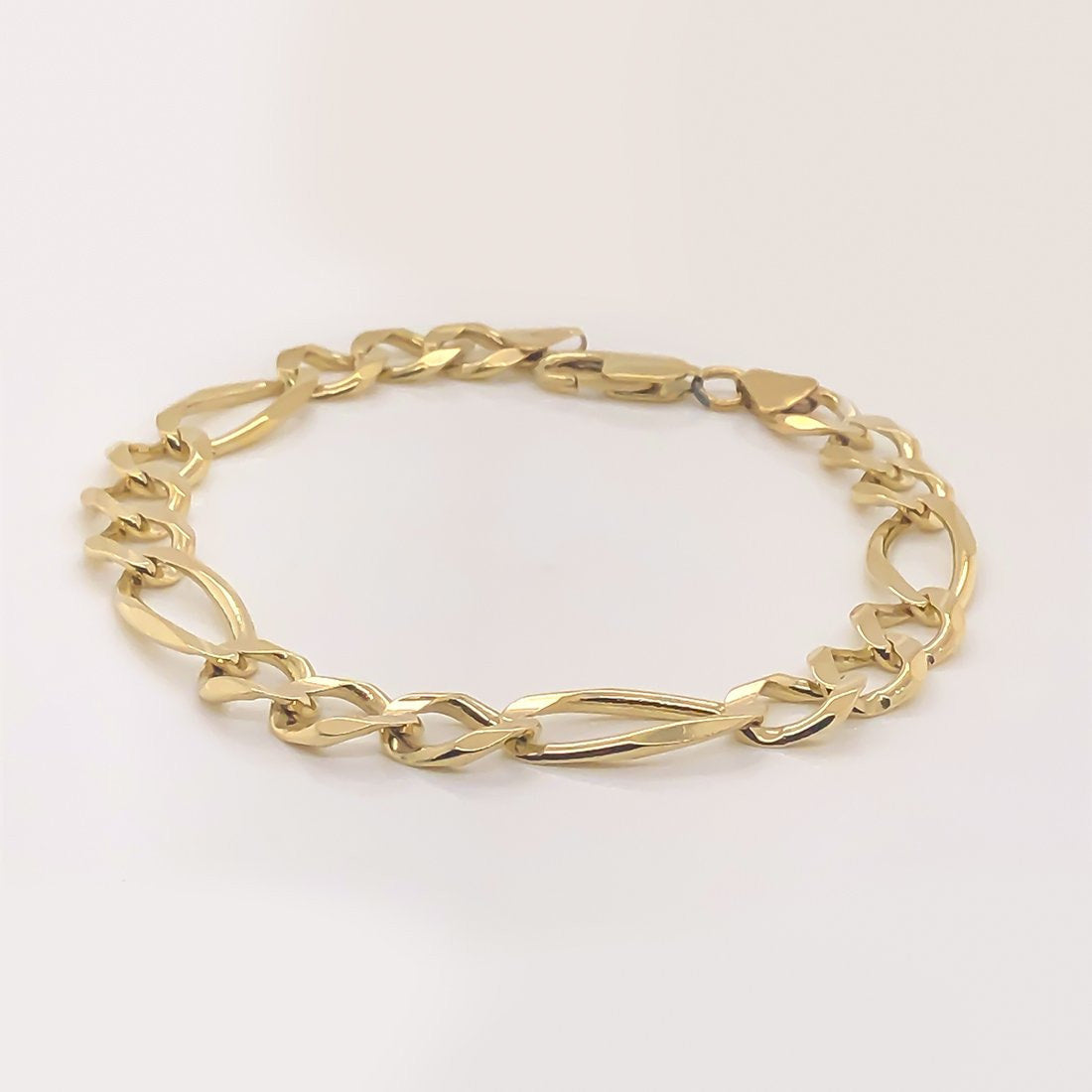 Pulso Cartier Oro 10k, 23.5 cm Largo, Ancho 10 mm, Oro 10k - Infiniti Joyas