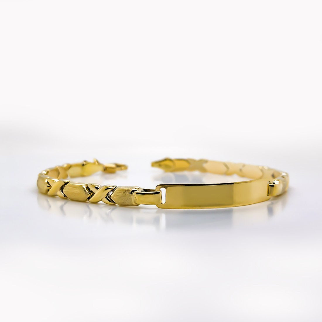 Esclava Oro 10k, Paloma Picaso, 16 cm Largo, Ancho 5 mm - Infiniti Joyas