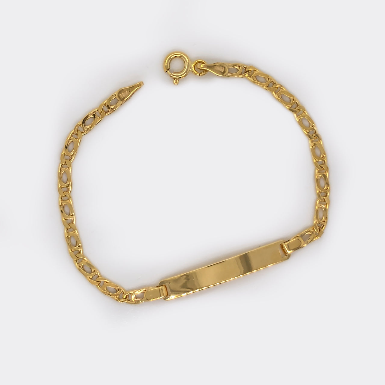 Esclava Oro 10k, Perniche 14 cm Largo