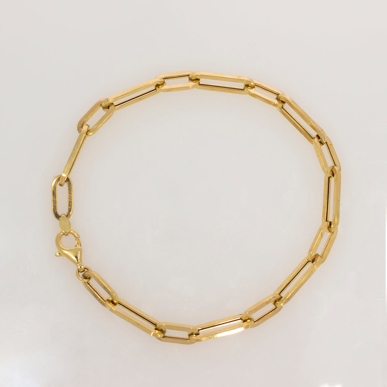 Pulso Oro 10k - Estilo Clip de 19/21 cm Larga