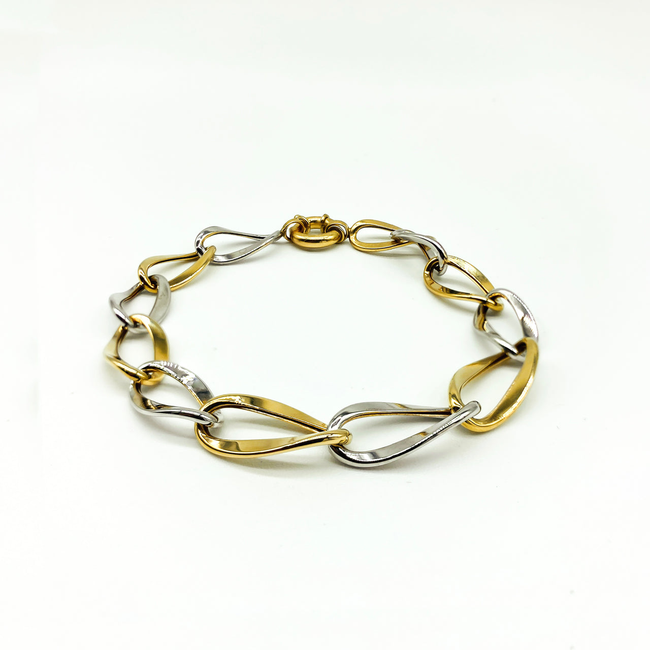 Pulsera Oro Combinado 10k
