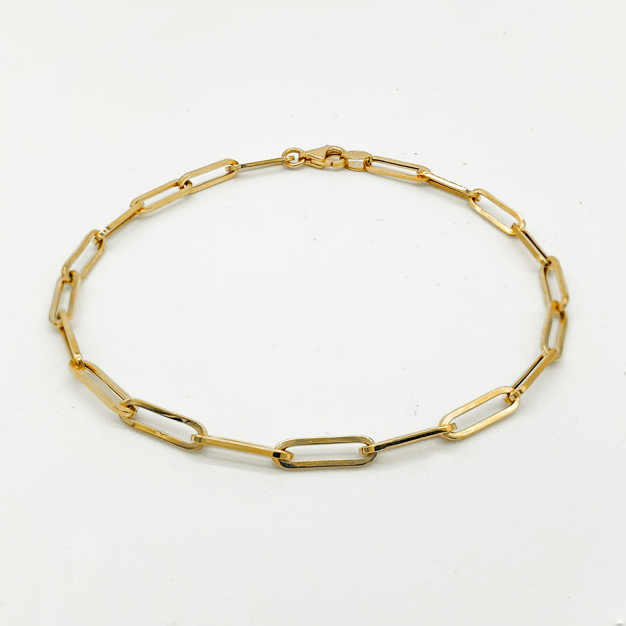 Pulsera Oro 10k - Clip, Largo de 19/20.5 cm